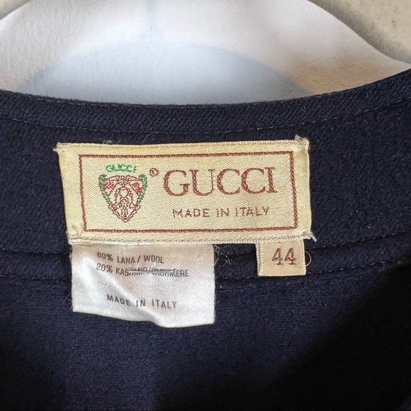 Vintage Gucci Wool Cashmere Coat - Picture 7 of 9